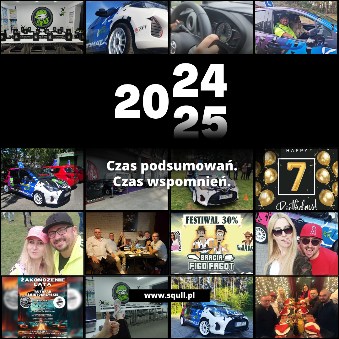 Podsumowanie roku 2024 w szkole JAZDY Squll Kielce